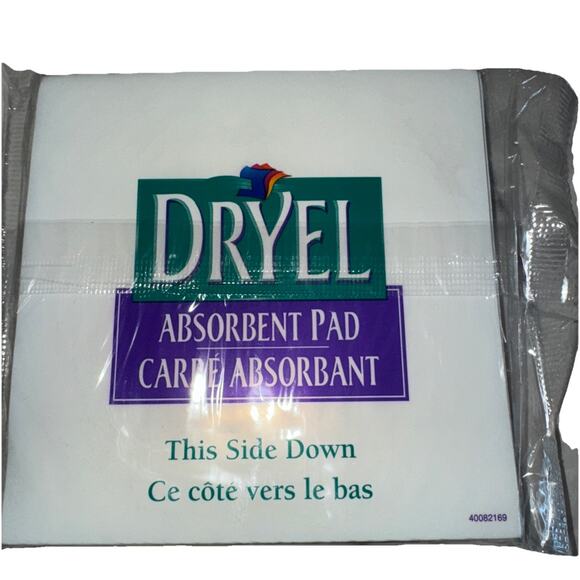 NEW Vintage DRYEL Absorbent Pads Sponges Factory Sealed Original Line - Picture 1 of 3